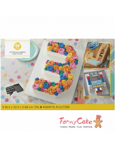Molde Números y Letras Wilton