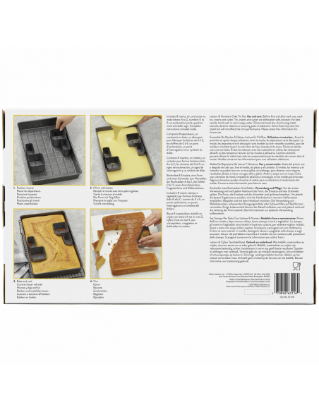 Molde Números y Letras Wilton