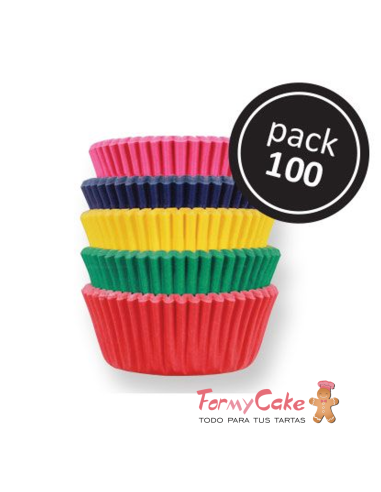 Minicápsulas Carnaval 5 Colores 100ud PME 