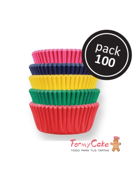 Minicápsulas Carnaval 5 Colores 100ud PME 