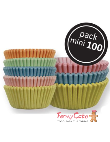 Minicápsulas Pastel 5 Colores 100ud PME