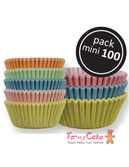 Minicápsulas Pastel 5 Colores 100ud PME