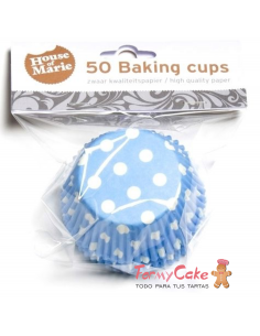 Cápsulas House of Marie Azul Agua con Lunares 50ud