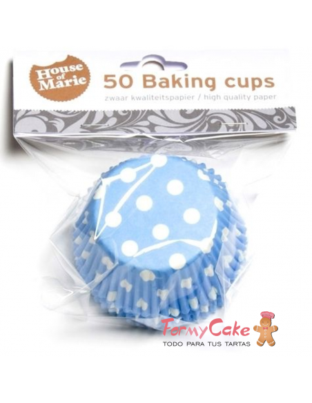 Cápsulas House of Marie Azul Agua con Lunares 50ud