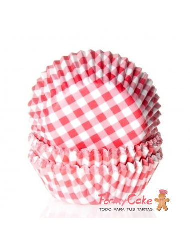 Cápsulas Cuadrados Rojos 50ud  House of Marie