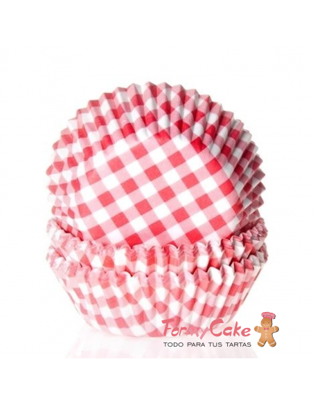 Cápsulas Cuadrados Rojos 50ud  House of Marie