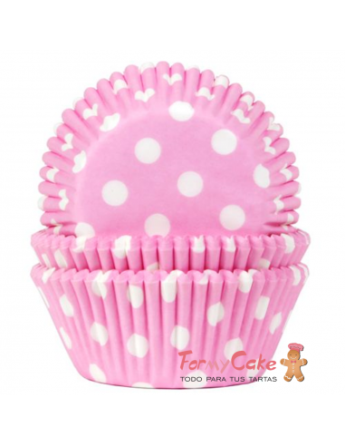 Cápsulas Rosas con Lunares 50ud House of Marie 