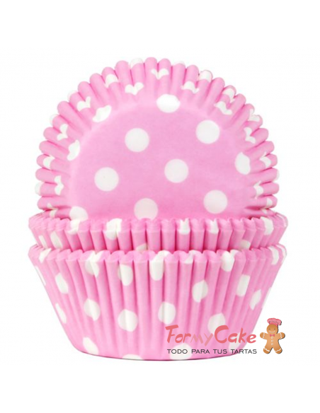 Cápsulas Rosas con Lunares 50ud House of Marie 