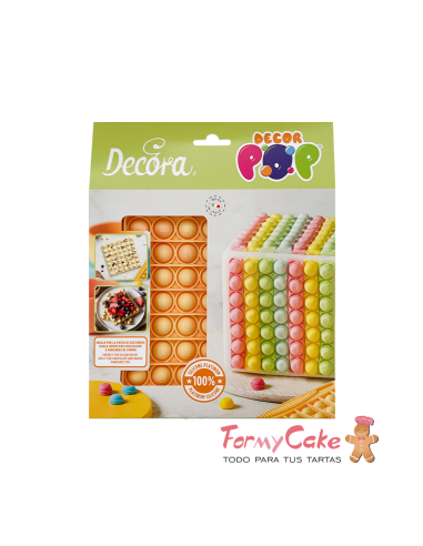 Molde de Silicona Cuadrado Decorpop Decora