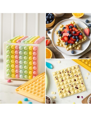 Molde de Silicona Cuadrado Decorpop Decora