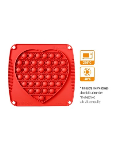 Molde de Silicona Corazón Decorpop Decora