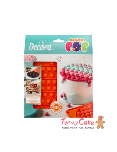 Molde de Silicona Redondo Decorpop Decora