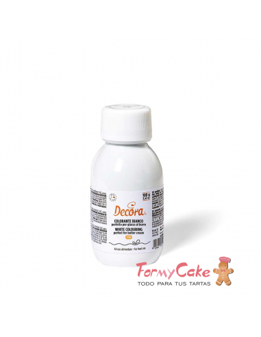 Colorante Gel Blanco 100g. (Sin E-171) Decora