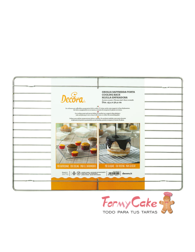 Rejilla Enfriadora Rectangular 45x30cm. Decora