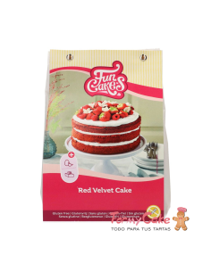 Mezcla Red Velvet 400g  Sin Gluten Funcakes