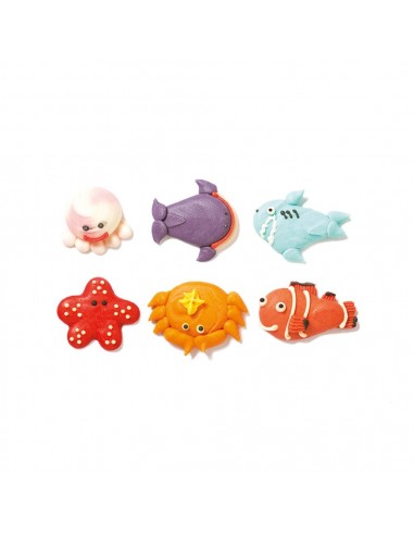 Animalitos marinos de Azúcar 6ud Decora