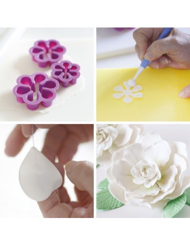 Cortante Flor Gardenia 9ud Decora