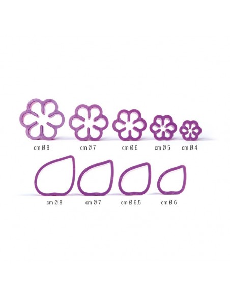 Cortante Flor Gardenia 9ud Decora