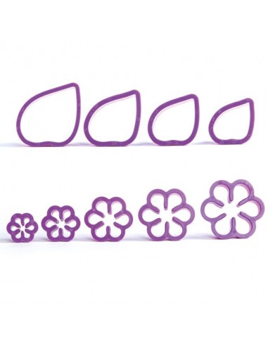 Cortante Flor Gardenia 9ud Decora