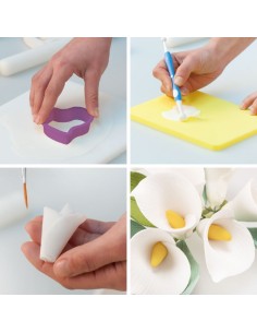 Cortante Flor Lirio/Cala 5ud Decora 2