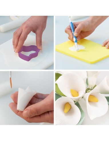 Cortante Flor Lirio/Cala 5ud Decora