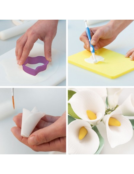 Cortante Flor Lirio/Cala 5ud Decora