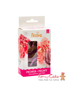 Cortante Flor Peonía 7ud Decora