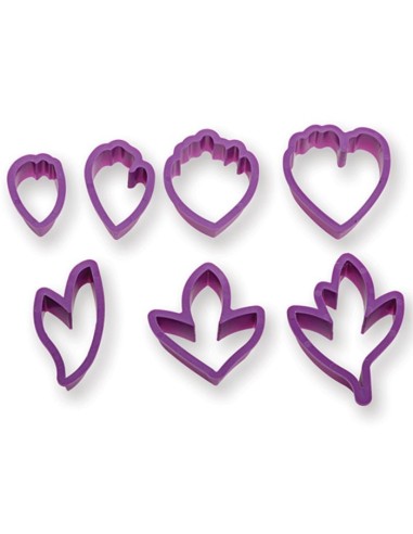 Cortante Flor Peonía 7ud Decora