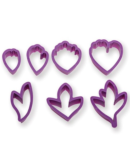 Cortante Flor Peonía 7ud Decora