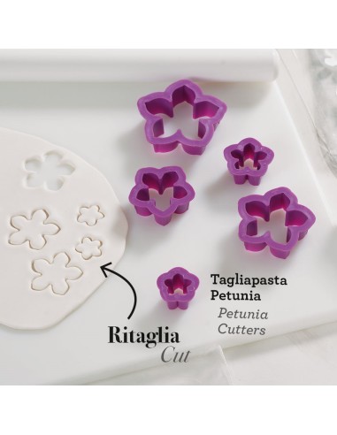 Cortante Flor Petunia 5ud Decora