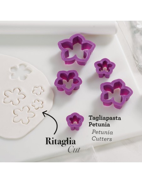 Cortante Flor Petunia 5ud Decora