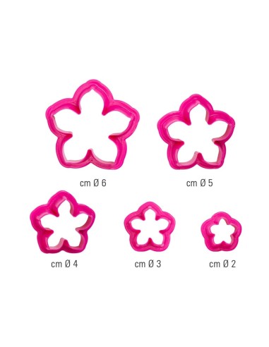 Cortante Flor Petunia 5ud Decora