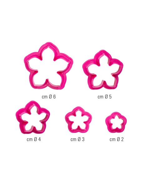 Cortante Flor Petunia 5ud Decora