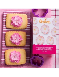 Set 5 Cortadores Rosa Canina Decora 2