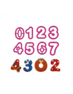 Cortantes Números 5,2x2,2cm Decora 2