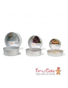 Molde Redondo Metal 30x5cm Decora