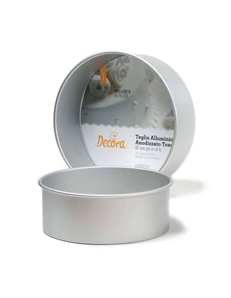 Molde Redondo Metal 25x10cm Decora