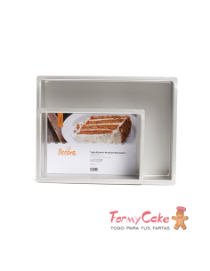 Molde Rectangular Metal 40x30x10cm Decora