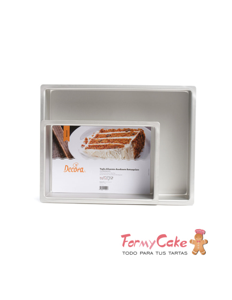 Molde Rectangular Metal 30x20x10cm Decora