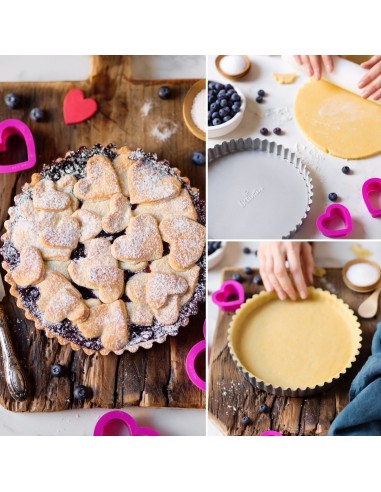 Molde Metal Redondo Rizado Desm. 28cm Decora