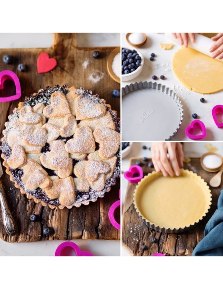 Molde Metal Redondo Rizado Desm. 28cm Decora