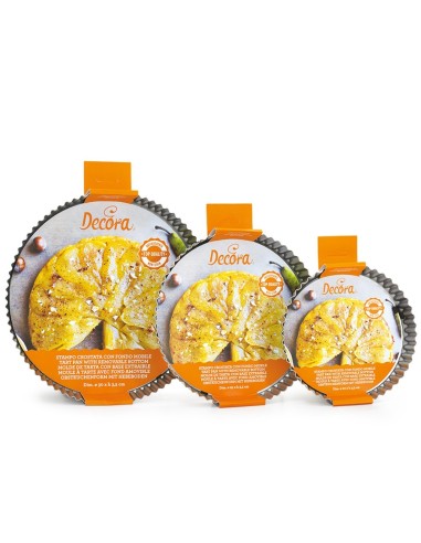 Molde Metal Redondo Rizado Desm. 25cm Decora