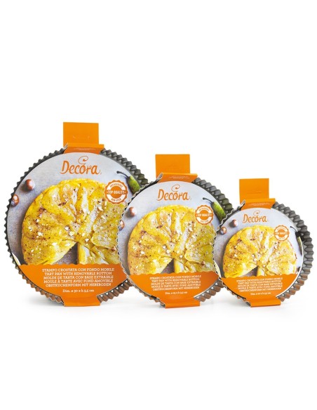 Molde Metal Redondo Rizado Desm. 25cm Decora