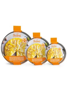 Molde Metal Redondo Rizado Desm. 20cm Decora 2