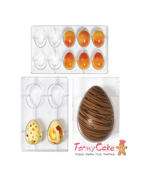 Molde 2 Huevos Pascua Decora