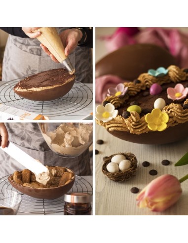 Molde 2 Huevos Pascua Decora