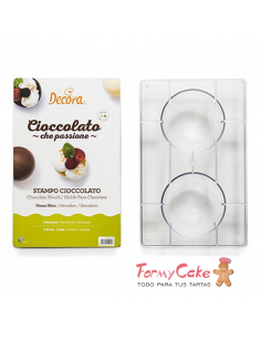 Molde 2 Semiesferas Decora