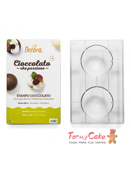 Molde 2 Semiesferas Decora