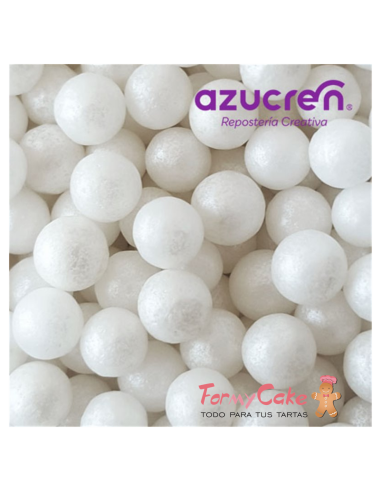 Perlas Blancas Perladas 7MM 90gr (Sin E171)Azucren