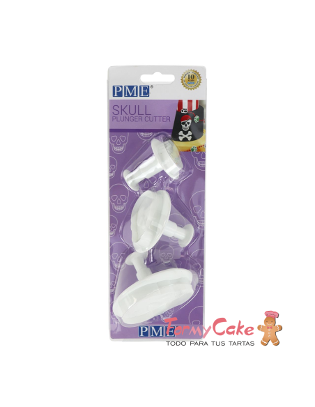 Cortante Con Expulsor Calaveras 3ud PME